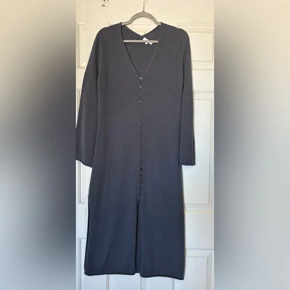 Naked Cashmere ELOISE BUTTON-FRONT CASHMERE KAFTAN size XS/small - Picture 2 of 3